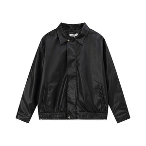 Punk Rock Motorcycle Leather Clothing For Men And Women Spring And Autumn