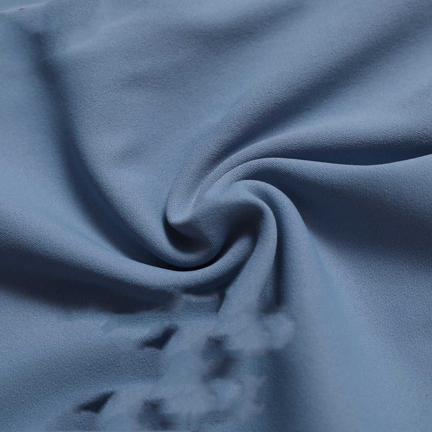Close-up of haze blue nylon fabric for zipper short sleeve yoga jumpsuit