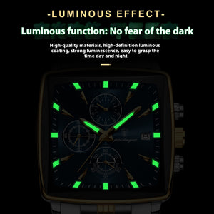 Men's Multi-functional Business Waterproof Fashion Watch